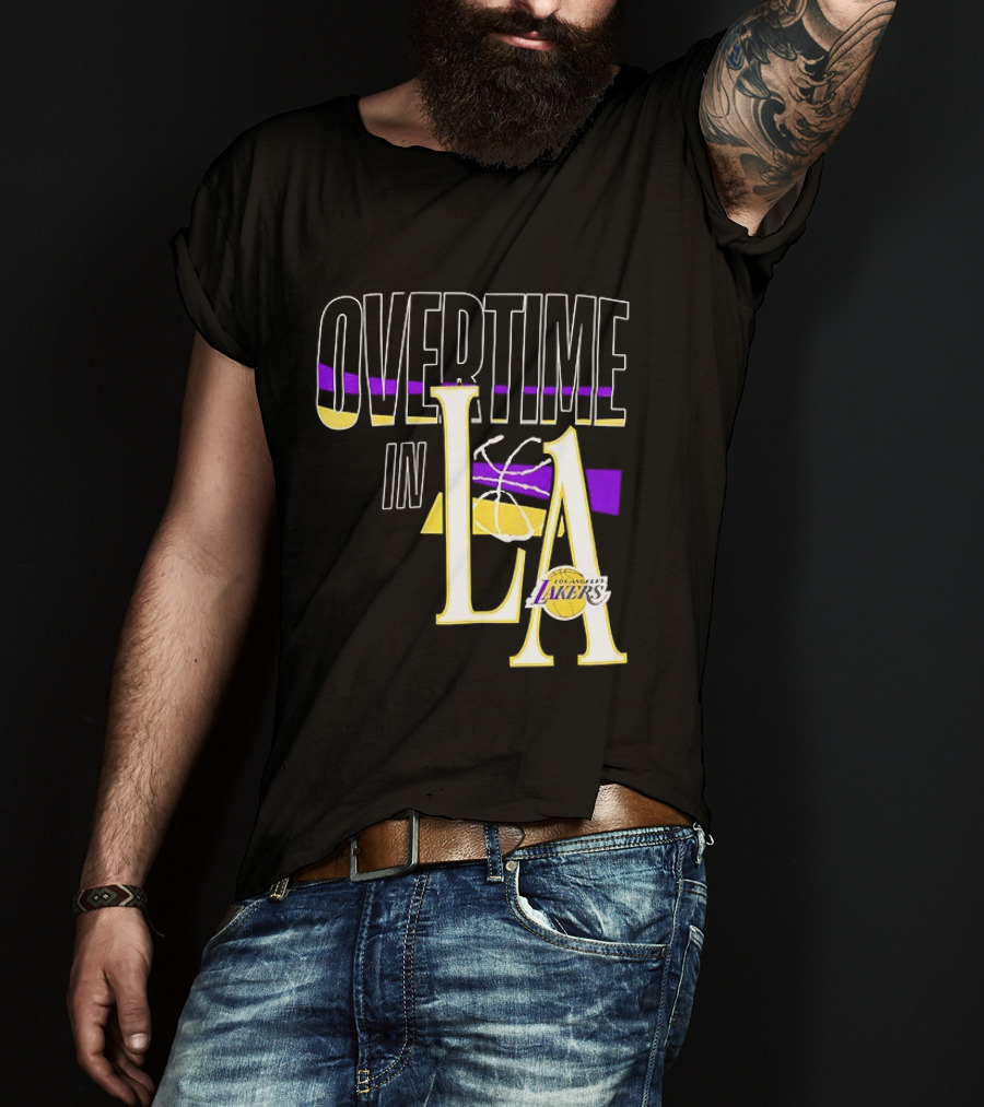 Overtime In LA Lakers Basketball T-Shirt