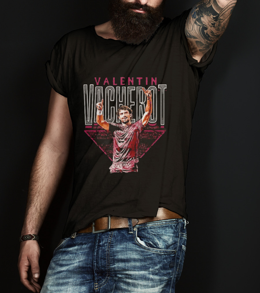 Valentin Vacherot Tennis Player Celebration T-Shirt
