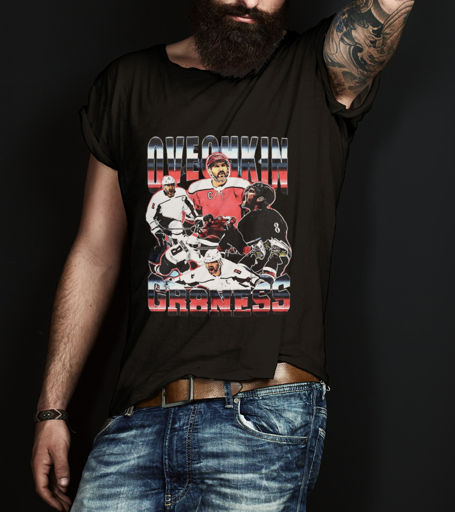 Ovechkin Greatness Washington Capitals Hockey C Captain Number 8 T-Shirt