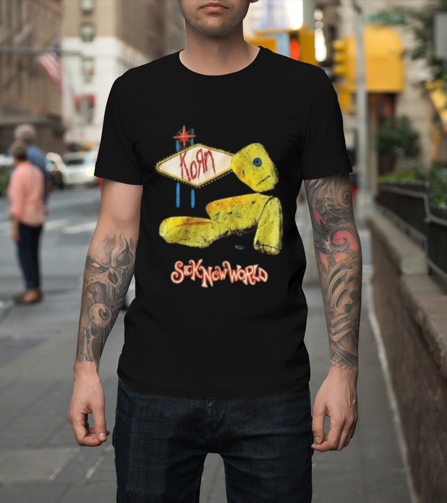 Korn Sick New World 2026 Las Vegas Voodoo Doll April 25 Event T-Shirt