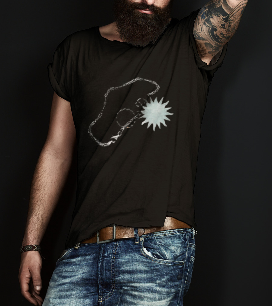 Loathe Necklace Smoke Spiral And Starburst T-Shirt