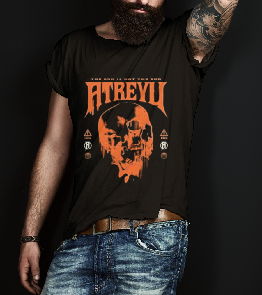 Atreyu Melting Skull The End Is Not The End T-Shirt