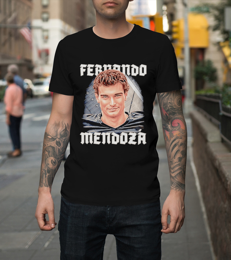 Fernando Mendoza Las Vegas Raiders Raider Nation Quarterback T-Shirt