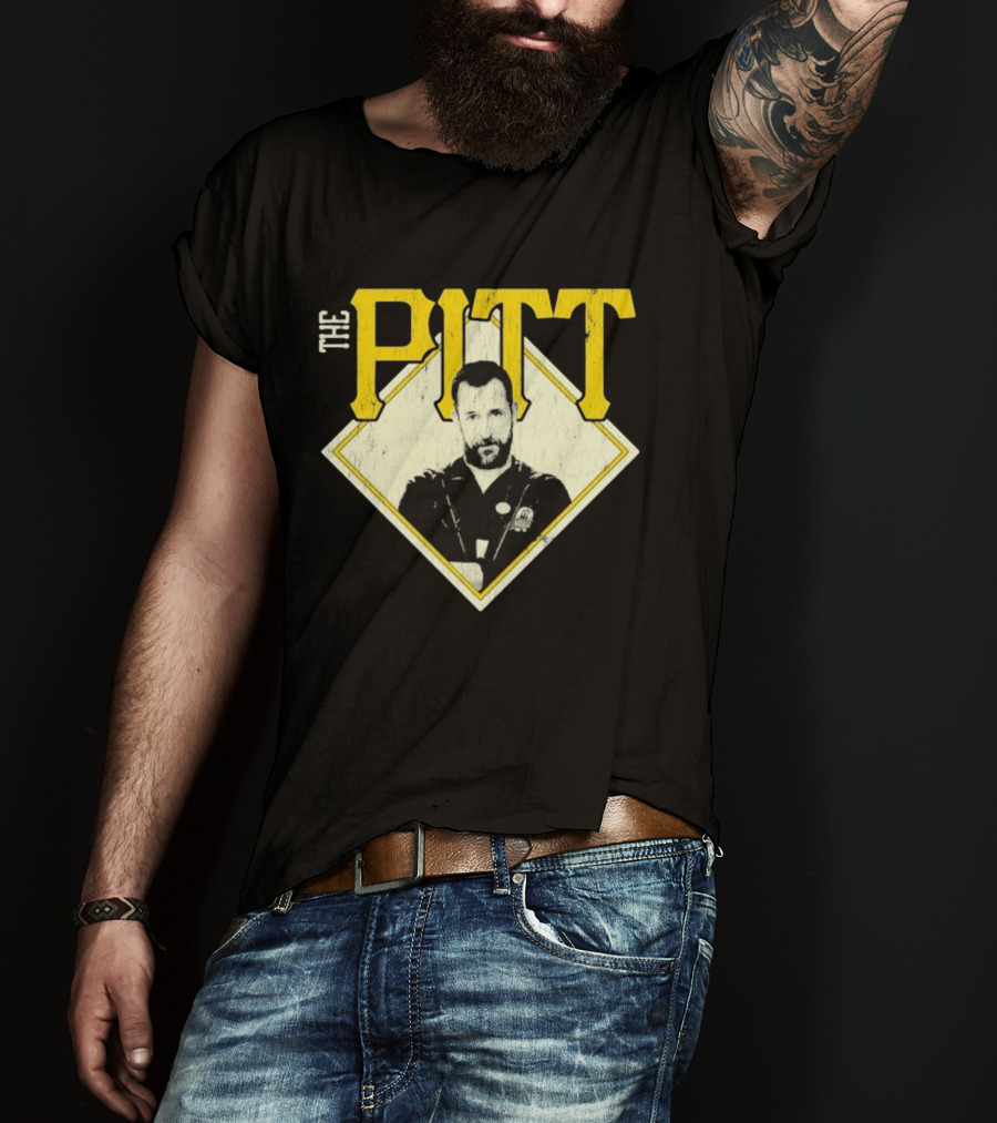Robby The Pitt Vintage Style FSG Prints T-Shirt