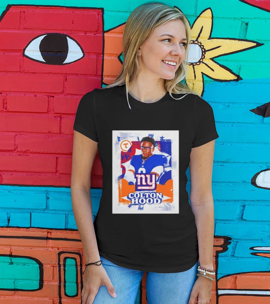 Colton Hood New York Giants 2026 Draft NY Giants Football T-Shirt