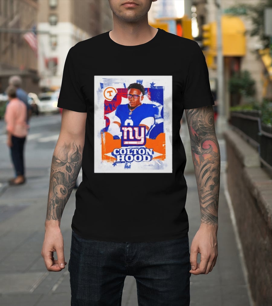 Colton Hood New York Giants 2026 Draft NY Giants Football T-Shirt