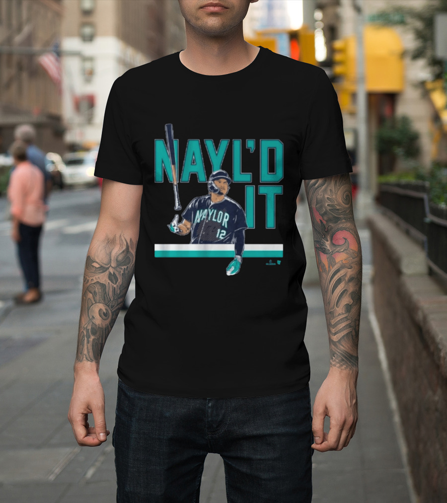 Josh Naylor Nayl'd It Bat Flip Baseball Player Number 12 T-Shirt