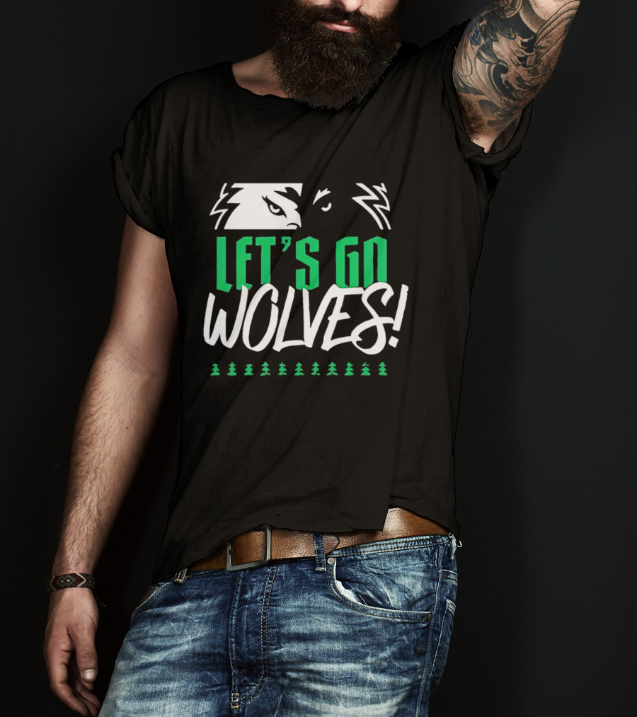 Let's Go Wolves Minnesota Timberwolves Basketball Team Excitement T-Shirt