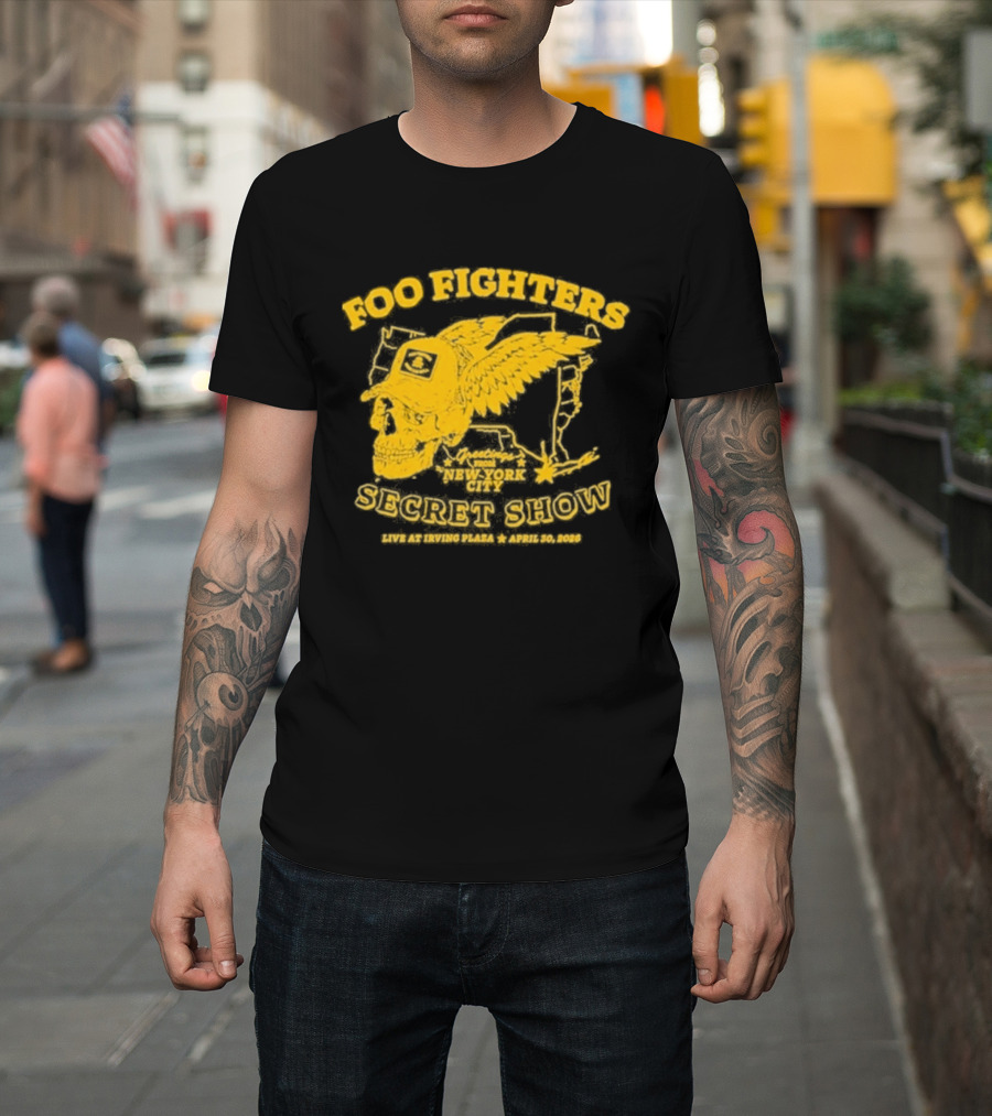 New York City Foo Fighters Secret Show Live At Irving Plaza April 30 2026 T-Shirt
