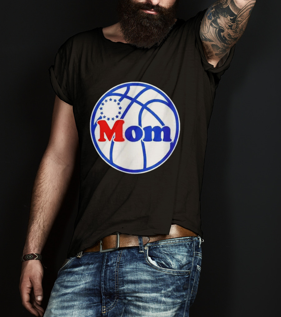 Philadelphia 76ers Basketball Mom 2026 T-Shirt