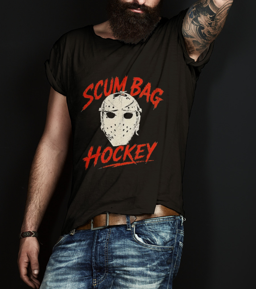 Philadelphia Flyers Scum Bag Hockey Mask T-Shirt