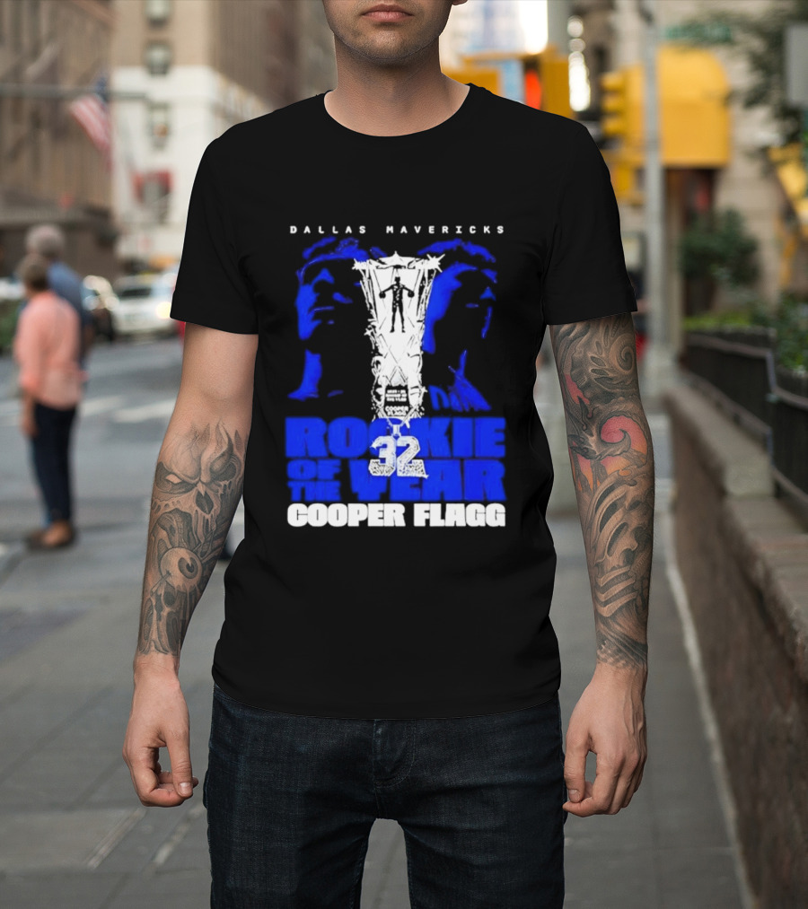 Dallas Mavericks Rookie Of The Year 2026 Cooper Flagg 32 T-Shirt