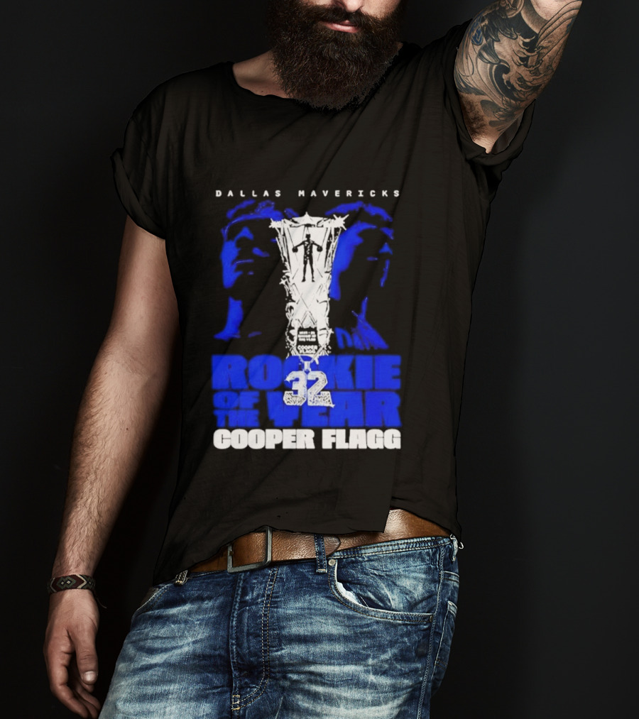 Dallas Mavericks Rookie Of The Year 2026 Cooper Flagg 32 T-Shirt