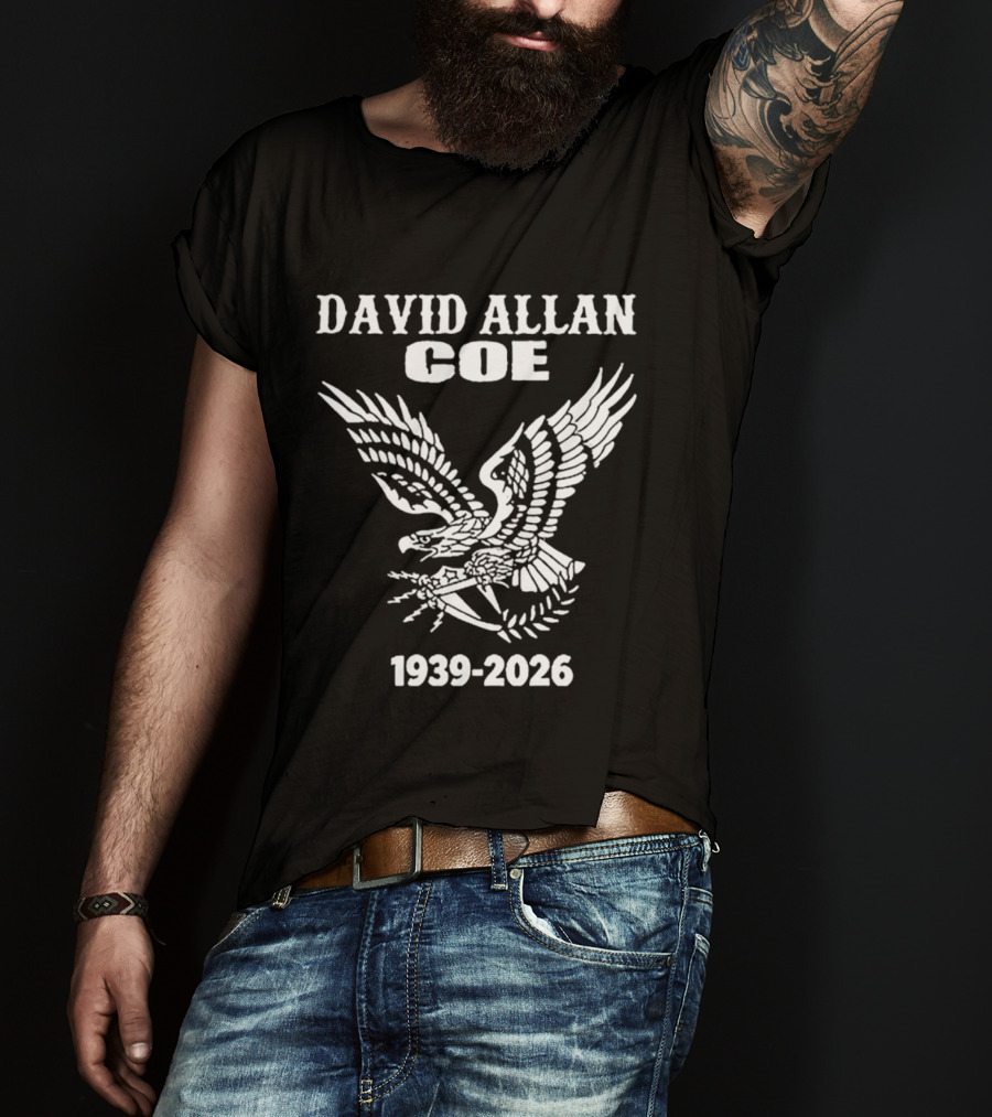 David Allan Coe 1939 2026 Eagle T-Shirt