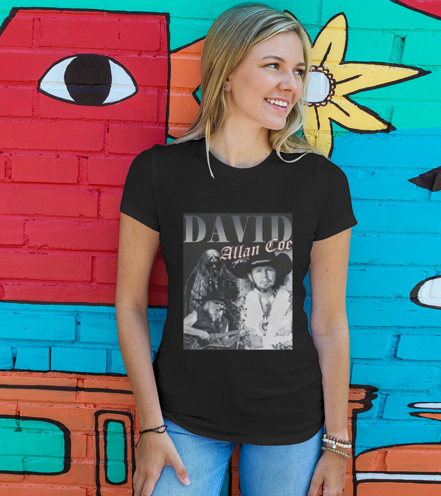 David Allan Coe Iconic Country Music Legend Images T-Shirt