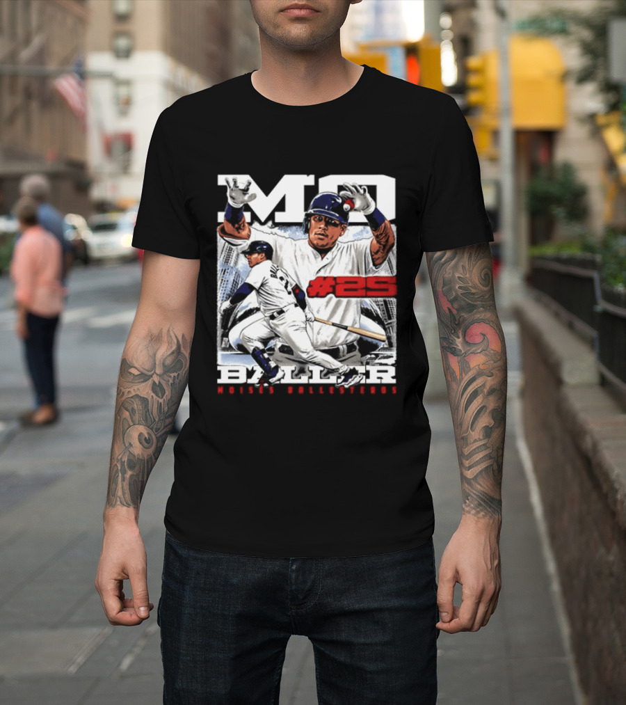 Moises Ballesteros Chicago Cubs MLB 2026 MD T-Shirt