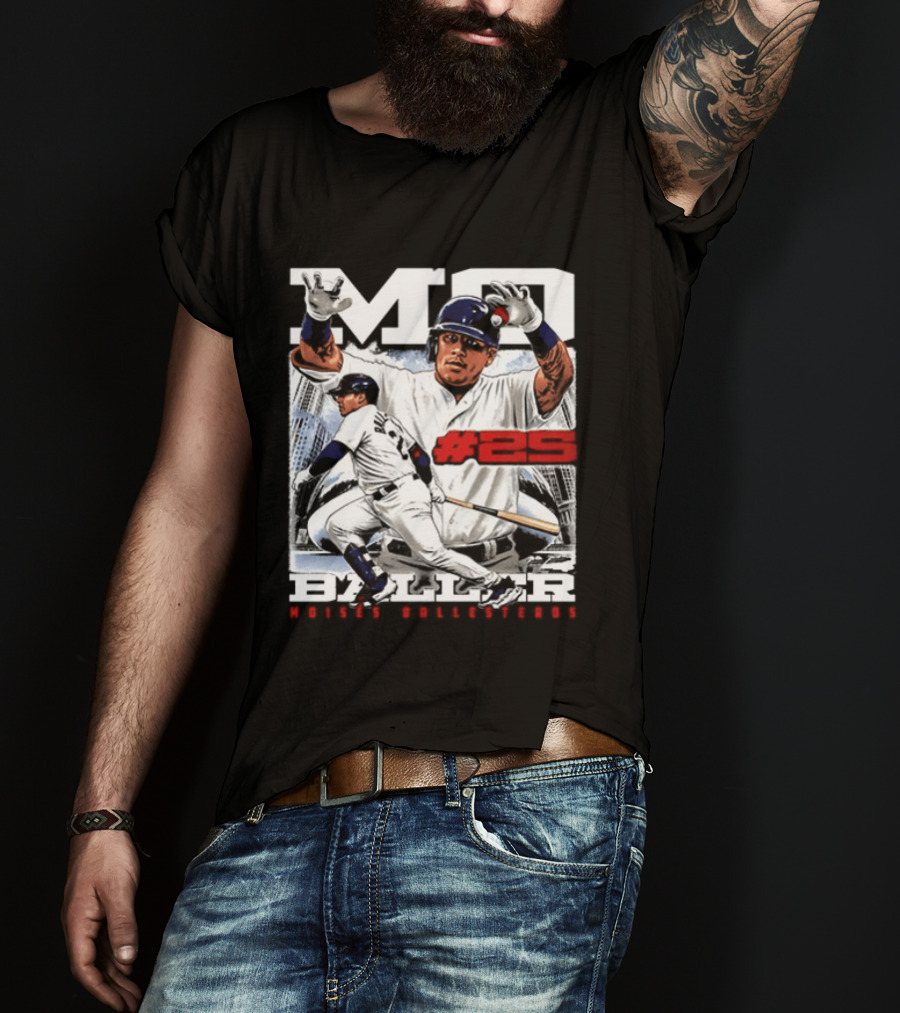 Moises Ballesteros Chicago Cubs MLB 2026 MD T-Shirt