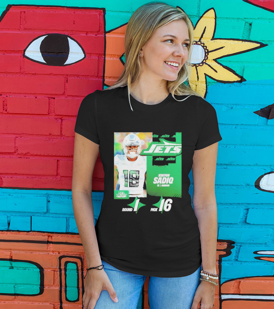 New York Jets Draft Kenyon Sadiq Pick 16 Round 1 2026 NFL Draft T-Shirt