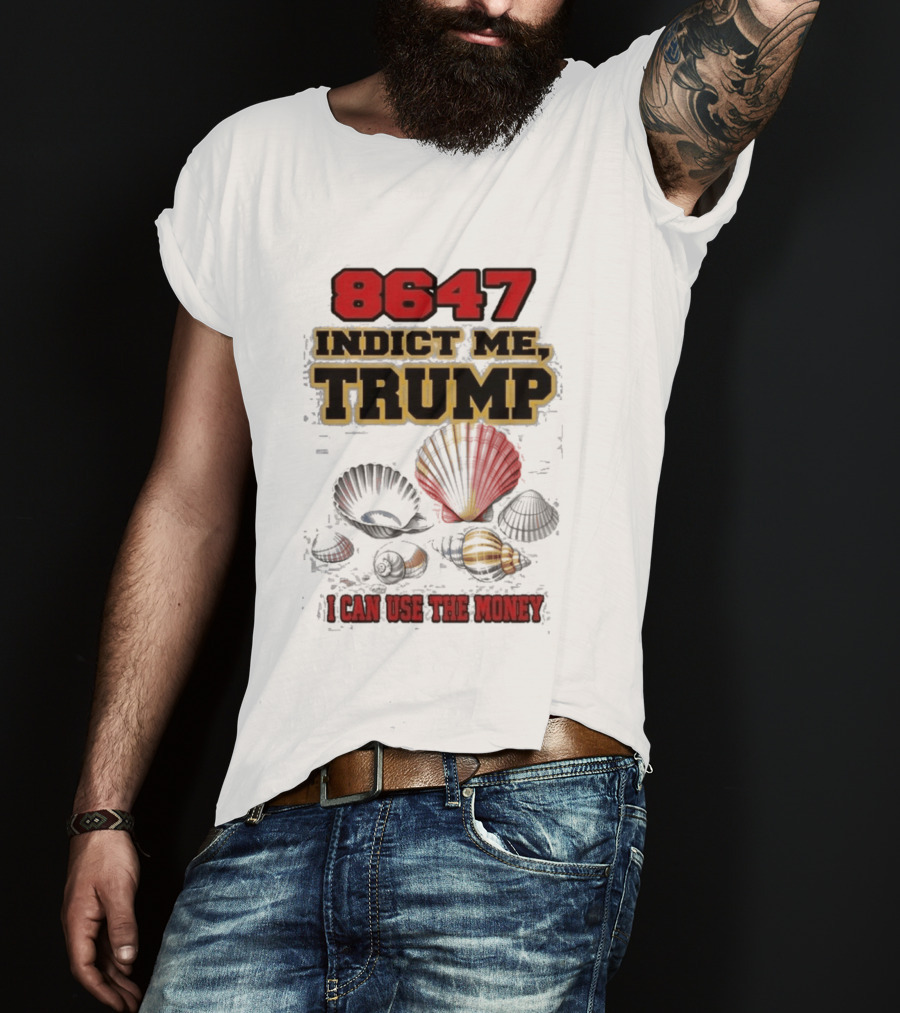 8647 Indict Me Trump I Can Use The Money Shells T-Shirt