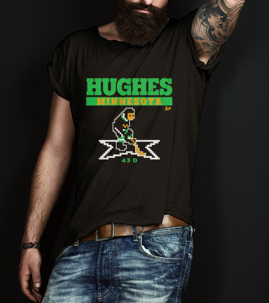 Hughes Minnesota Vintage 43 Hockey T-Shirt