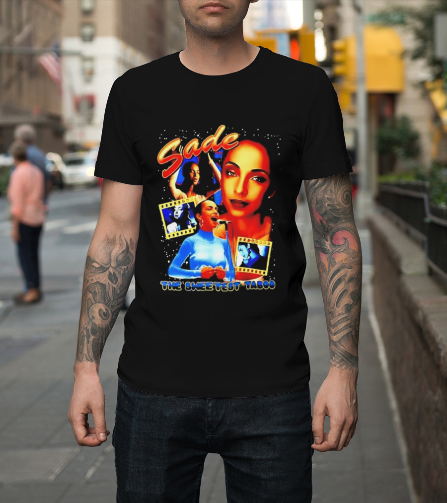 Sade The Sweetest Taboo Music Icon Montage T-Shirt