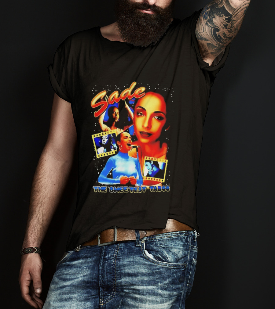 Sade The Sweetest Taboo Music Icon Montage T-Shirt