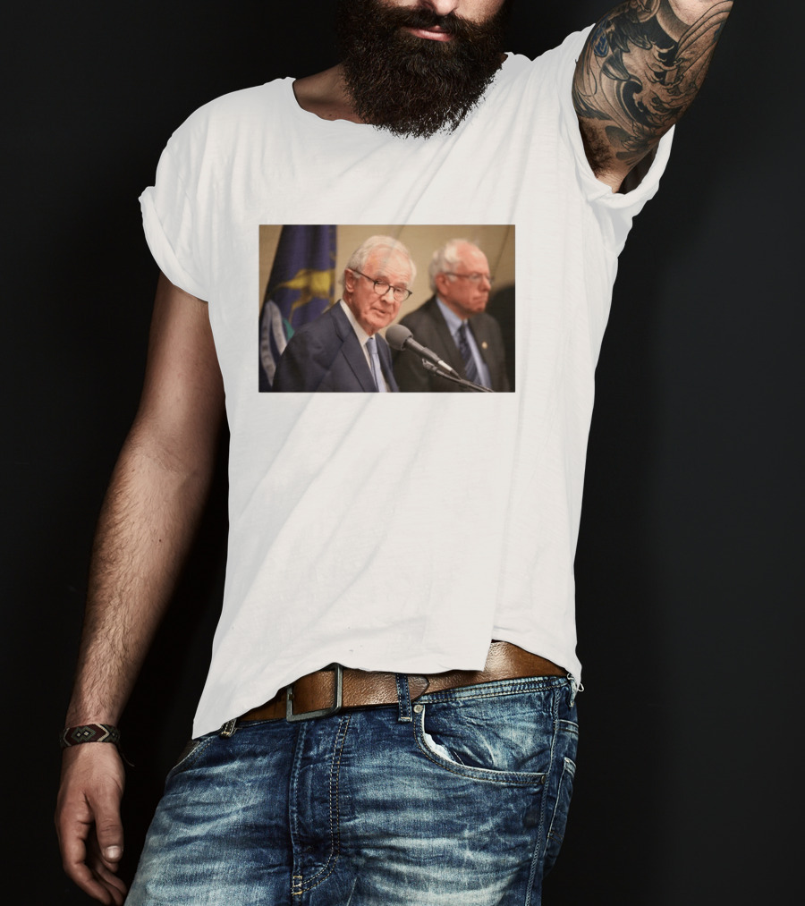 Donald W. Riegle Michigan Political Legacy Speaker Event With Bernie Sanders T-Shirt