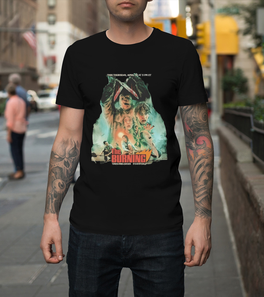 The Burning Cropsy's Revenge Horror Movie Timed Pre Order 5 Days Only T-Shirt