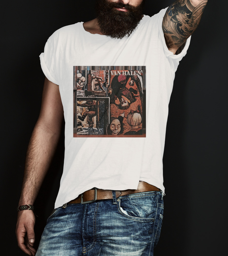Van Halen Fair Warning Album Cover Art Released 1981 T-Shirt