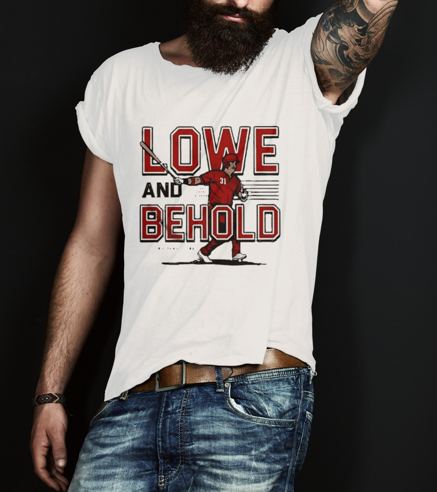 Lowe And Behold Baseball Nathaniel Lowe Player T-Shirt
