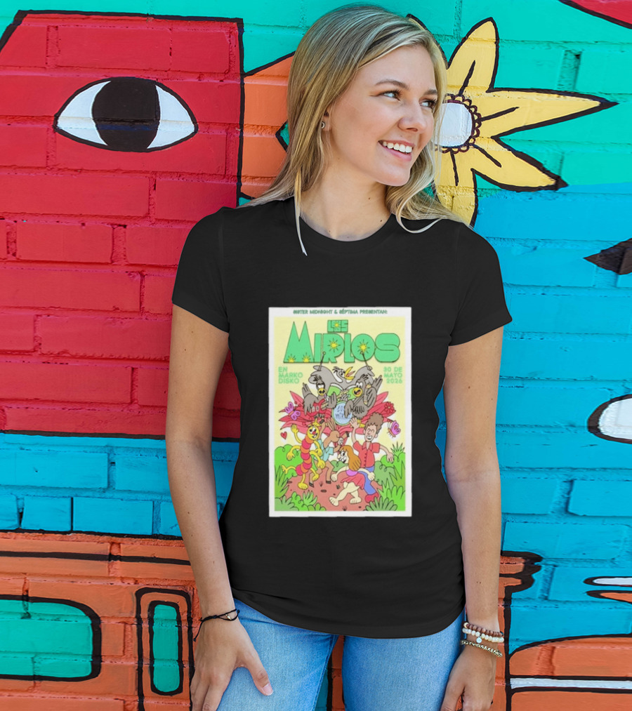Mister Midnight Y Réptima Presentan Los Mirlos En Marko Disko Tijuana Mayo 30 2026 T-Shirt