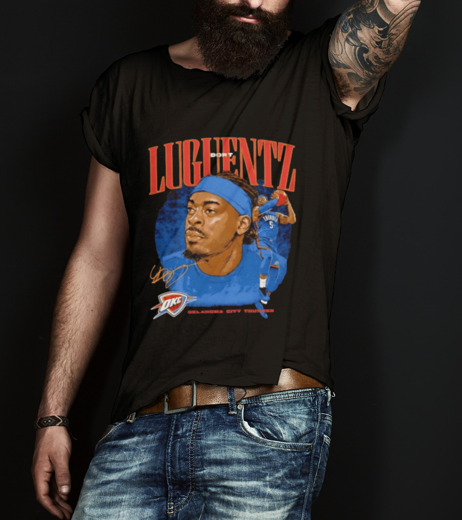 Luguentz Dort Oklahoma City Thunder Basketball OKC Star Player T-Shirt