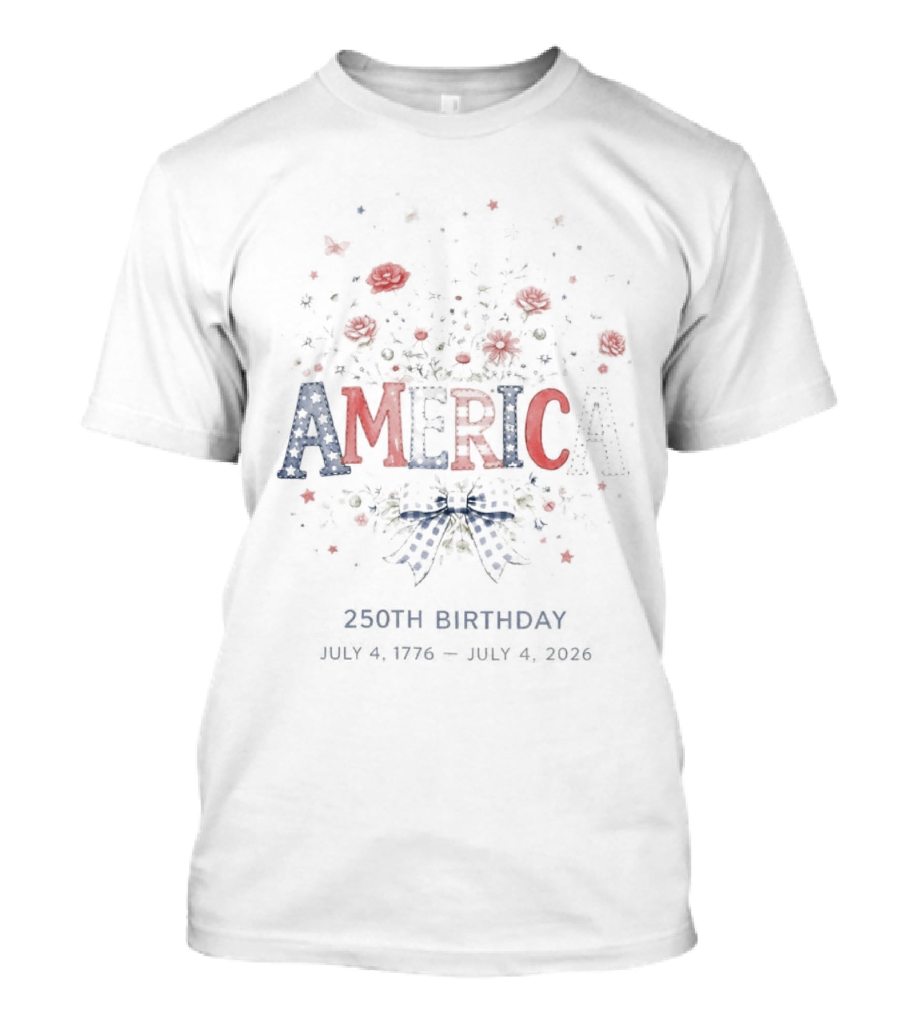 America 250th Birthday Celebrating 1776 To 2026 With Patriotic T-Shirt