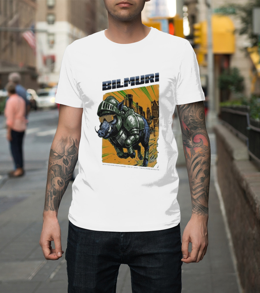 Bilmuri Armored Boar Detroit Skyline The Fillmore May 3 2026 T-Shirt