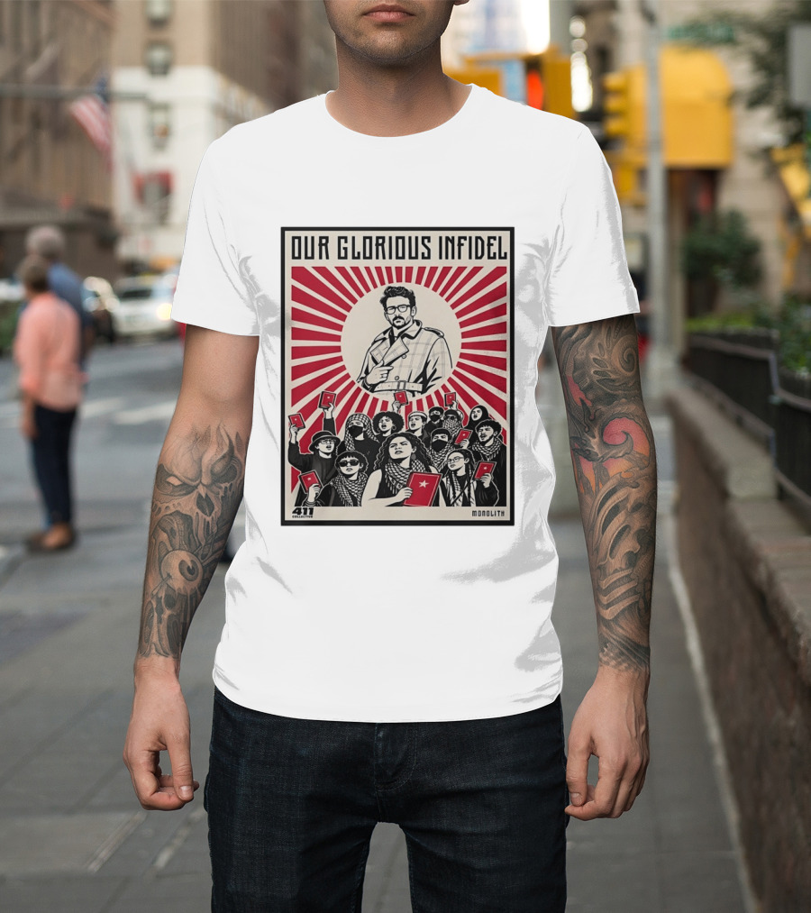 Onolith Collective Our Glorious Infidel 411 Monolith Red Star Revolution T-Shirt