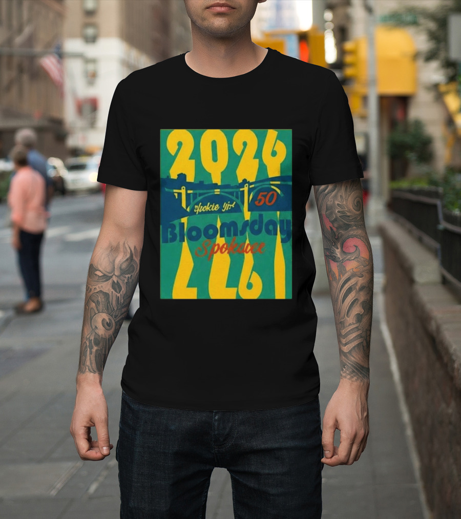 2026 Spokane Bloomsday 50th Race Hometown Pride Celebration T-Shirt
