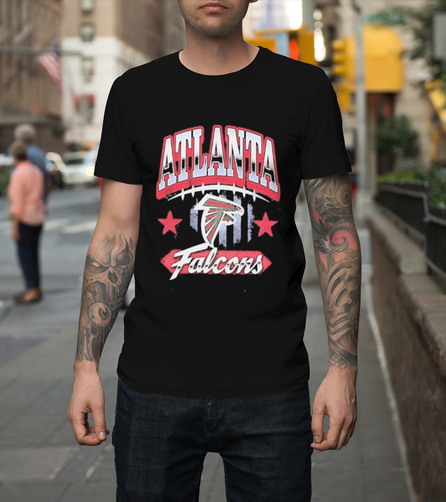 Atlanta Falcons Americana 2026 Stars And Stripes NFL Team Spirit T-Shirt