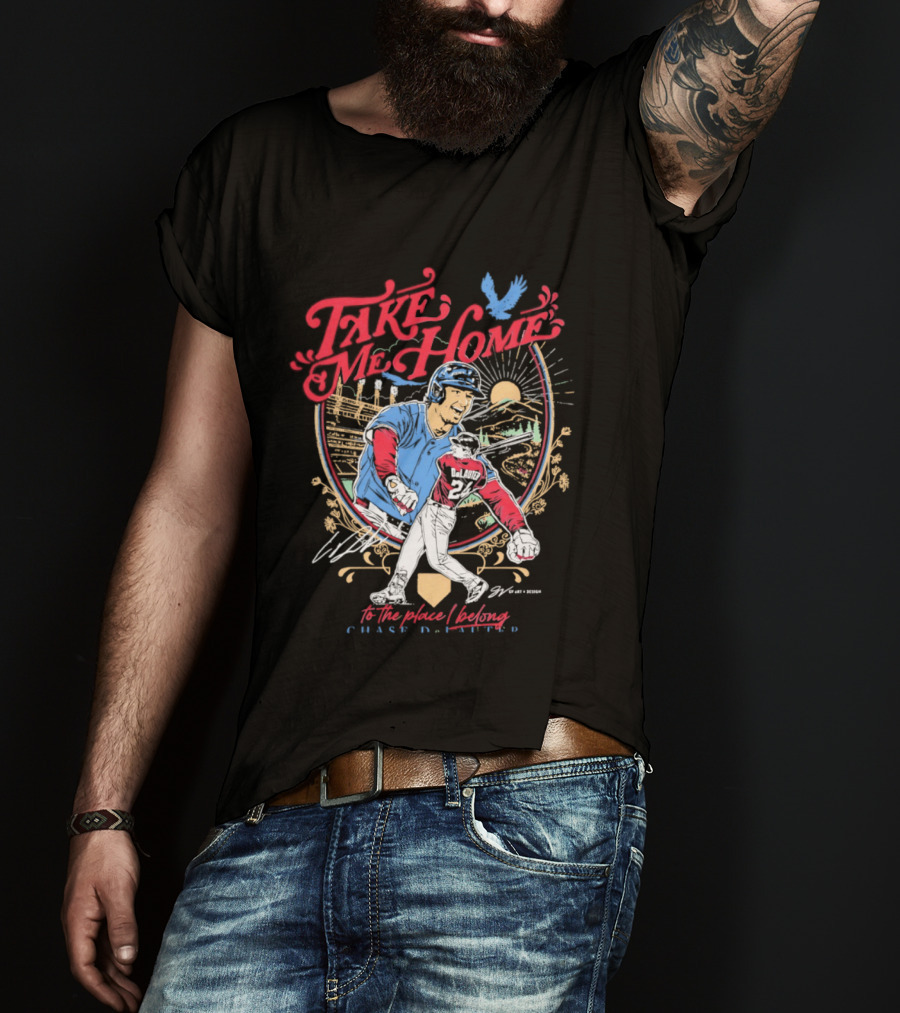 Take Me Home Cleveland Guardians Chase DeLauter To The Place I Belong T-Shirt