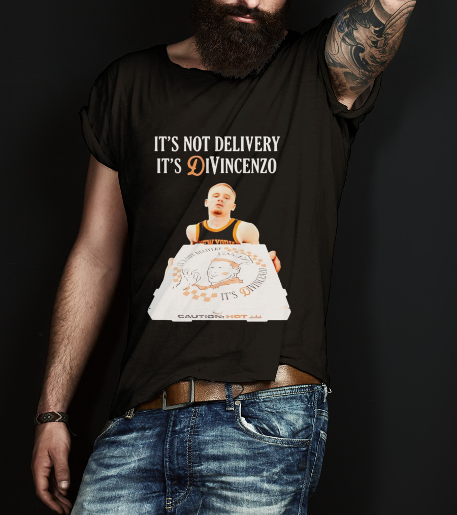 It's Not Delivery It's DiVincenzo Basketball Pizza Box T-Shirt