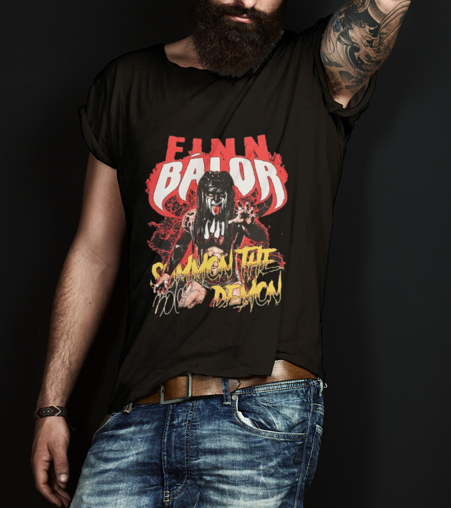 Finn Bálor Summon The Demon WWE Fan Merchandise T-Shirt