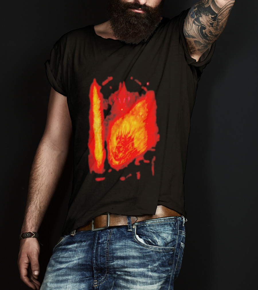 Flame Knight Fire Armor Blaze T-Shirt