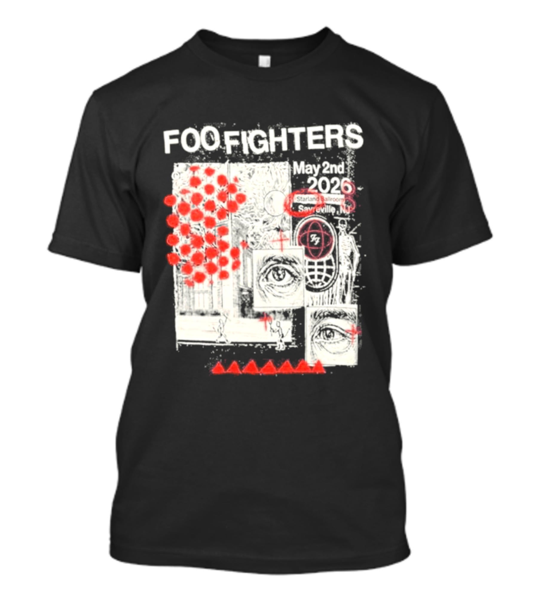 Foo Fighters Sayreville New Jersey 2026 Starland Ballroom May 2nd Your Favorite Toy T-Shirt