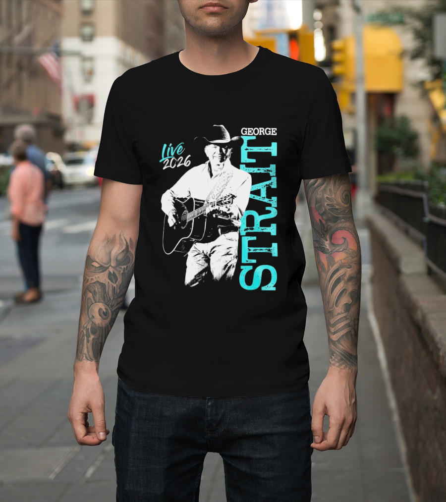George Strait Live 2026 Death Valley Edition Black T-Shirt