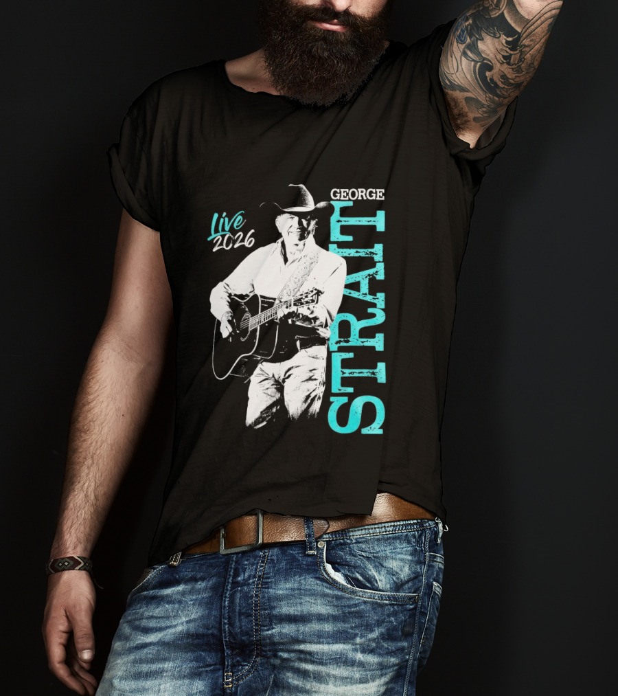 George Strait Live 2026 Death Valley Edition Black T-Shirt