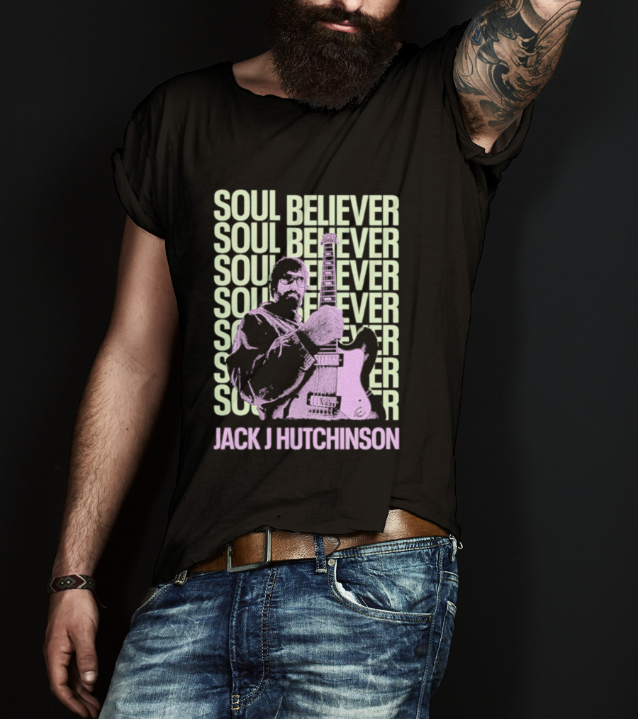 Jack J Hutchinson Soul Believer Guitar Artistry T-Shirt