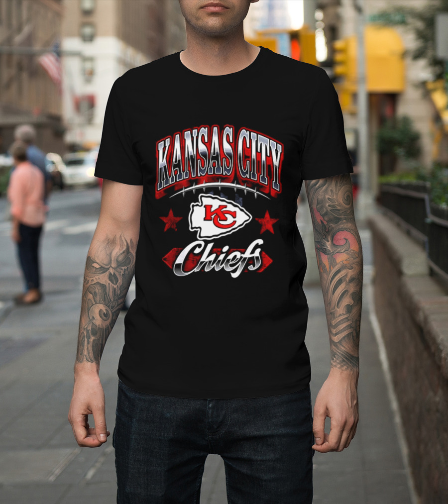 Kansas City Chiefs Americana 2026 KC Football Stars T-Shirt