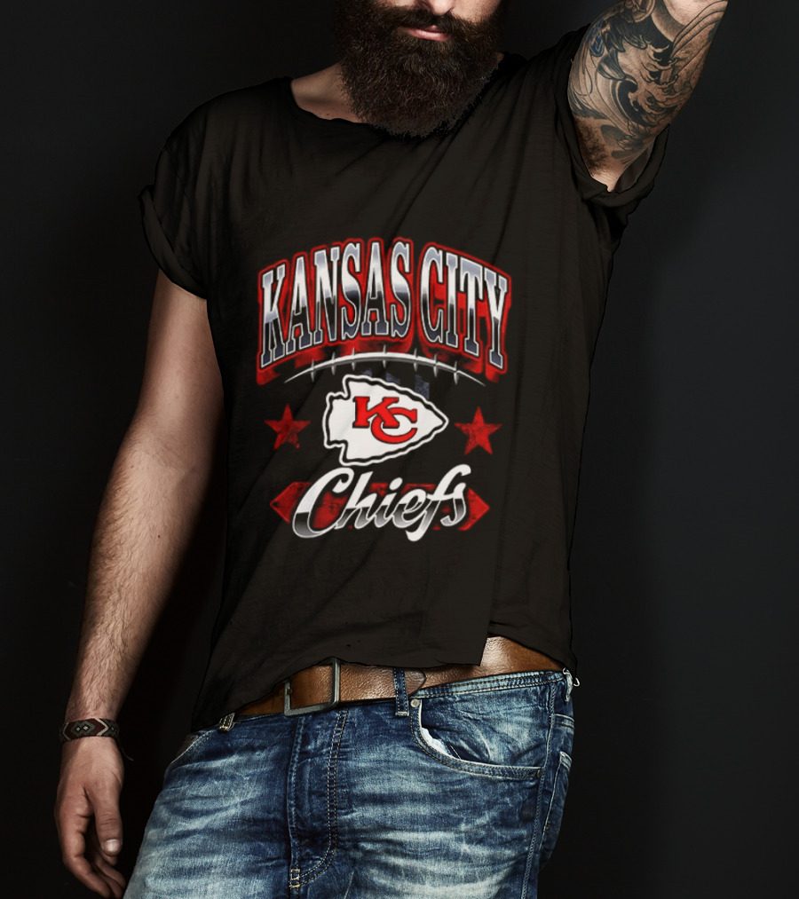 Kansas City Chiefs Americana 2026 KC Football Stars T-Shirt
