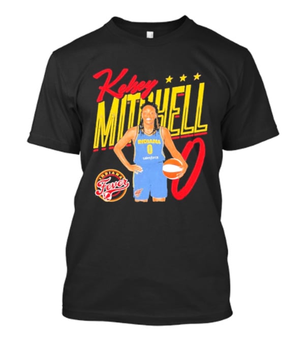 Kelsey Mitchell Indiana Fever Basketball Player Pose Salesforce T-Shirt