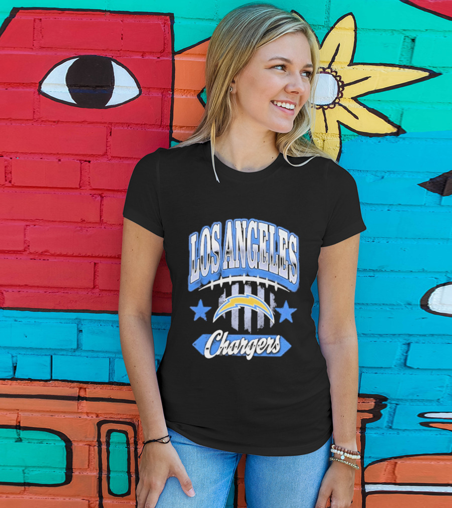 Los Angeles Chargers Americana Stars And Stripes 2026 T-Shirt