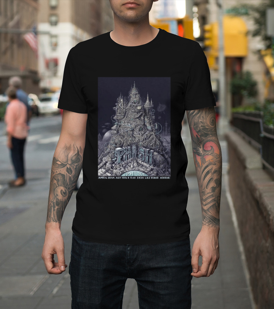Phish Live At Sphere Las Vegas 2026 April 18 May 1 2 2026 T-Shirt